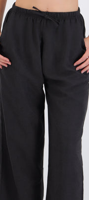 Pantolón liso bolsas