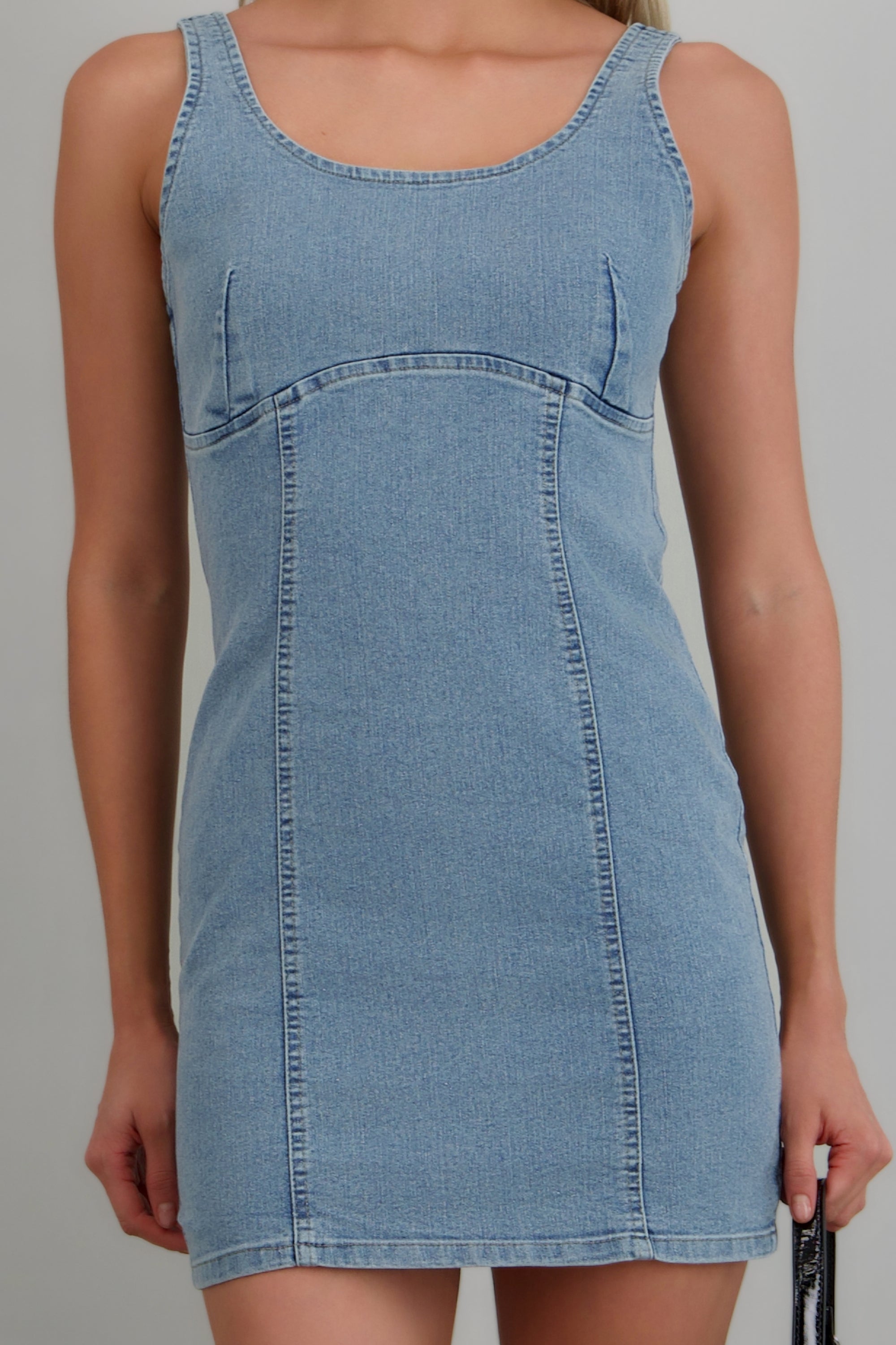 Vestido denim bodycon LIGHT WASH