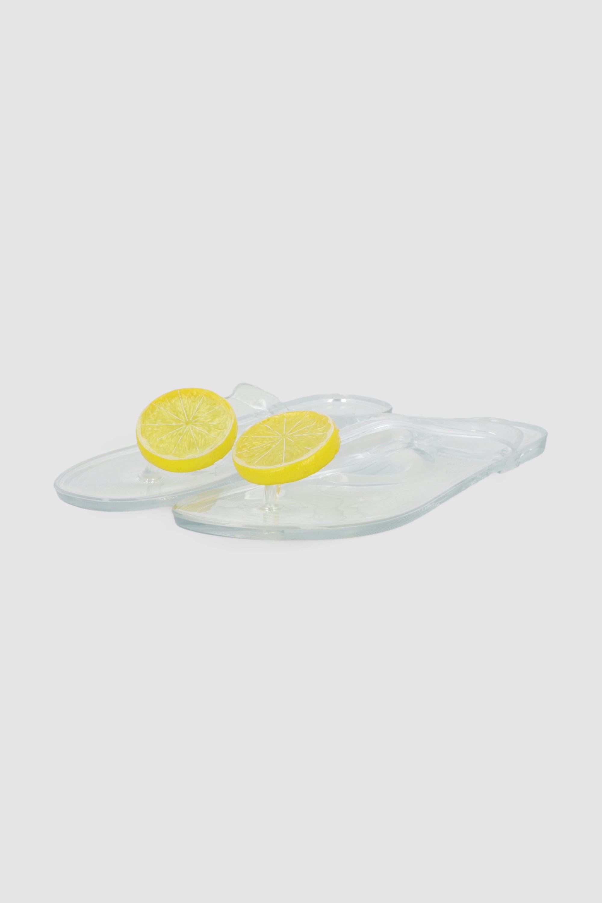 SANDALIA JELLY NARANJA PLAYA TRANSPARENTE
