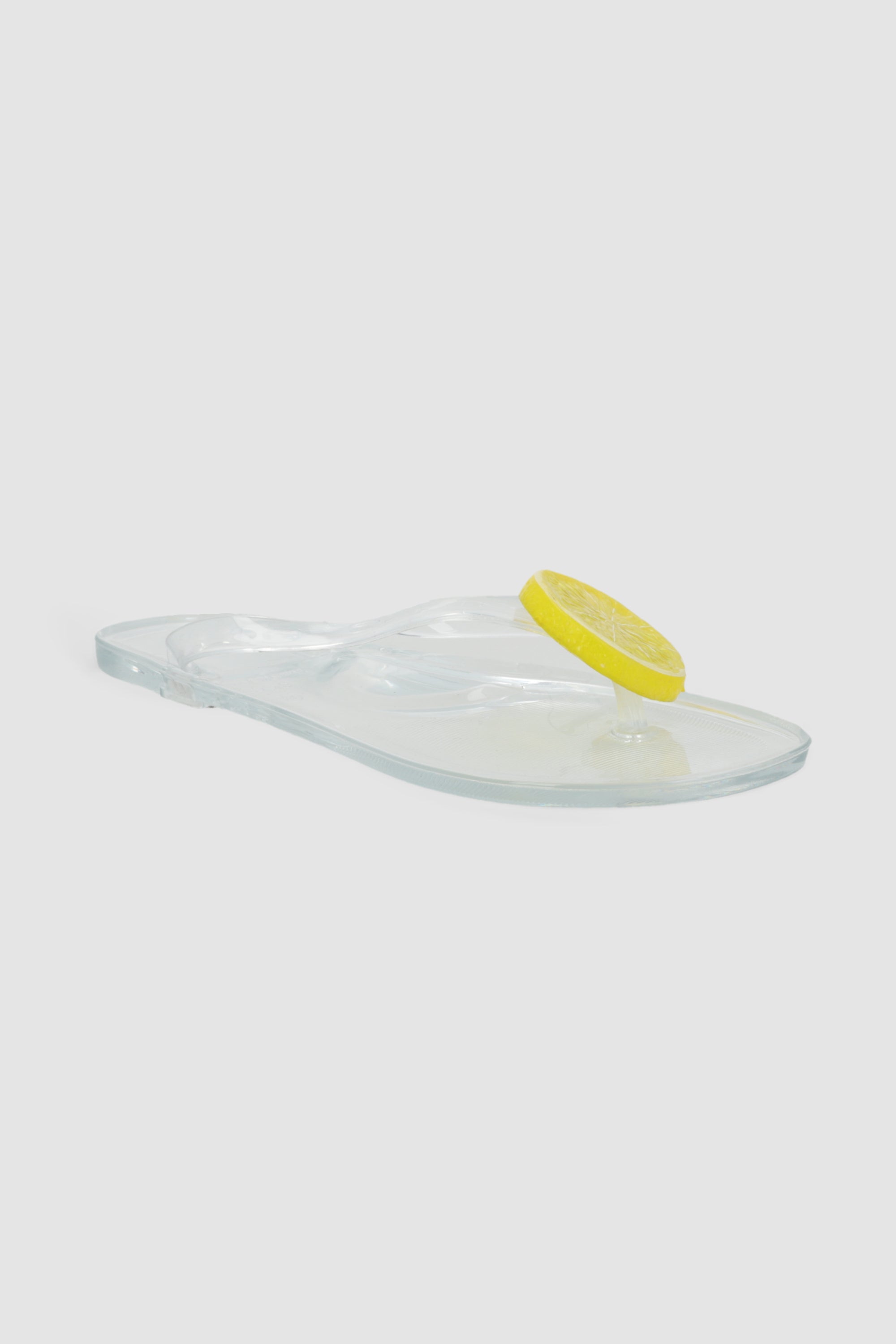SANDALIA JELLY NARANJA PLAYA TRANSPARENTE