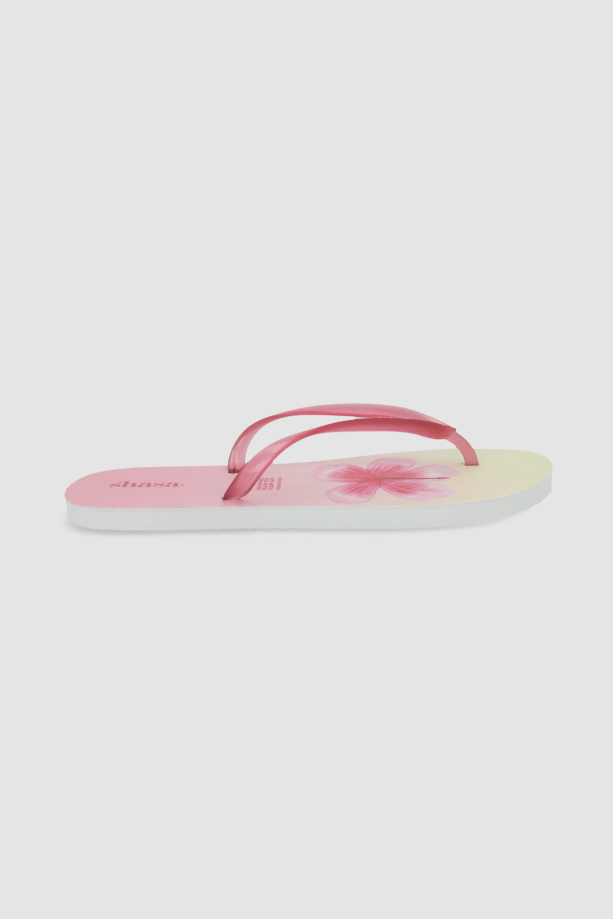 Flip flop estampado flor ROSA