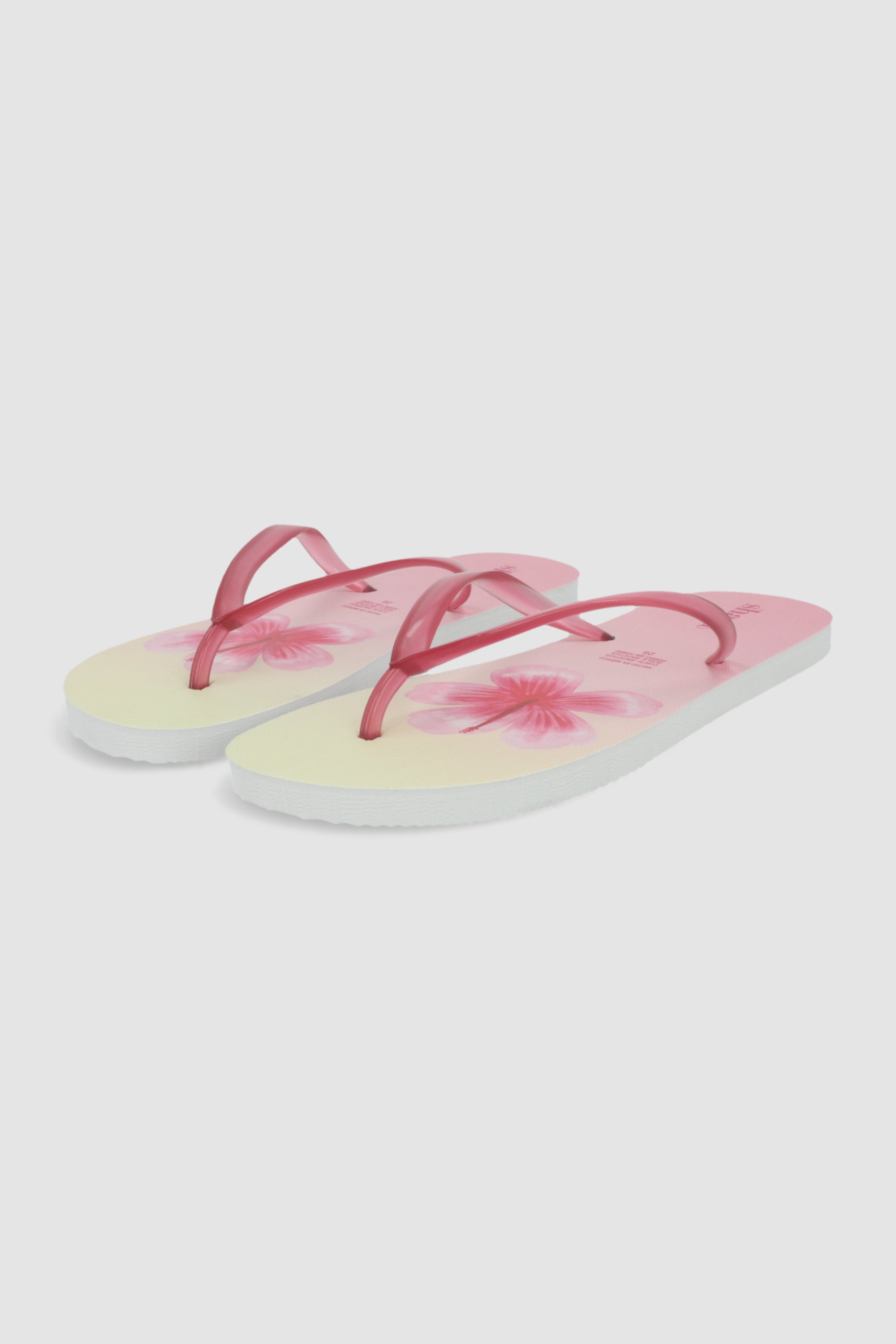 Flip flop estampado flor ROSA