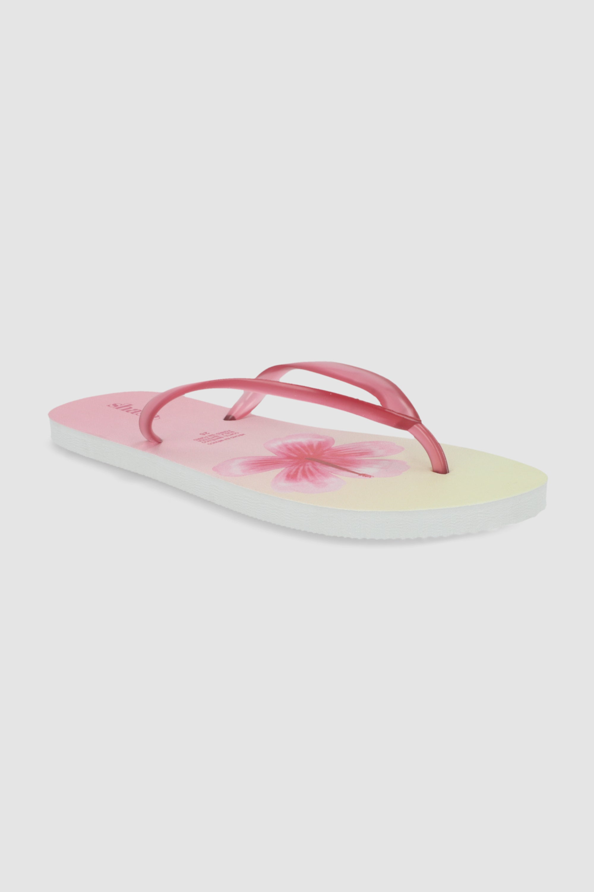 Flip flop estampado flor ROSA