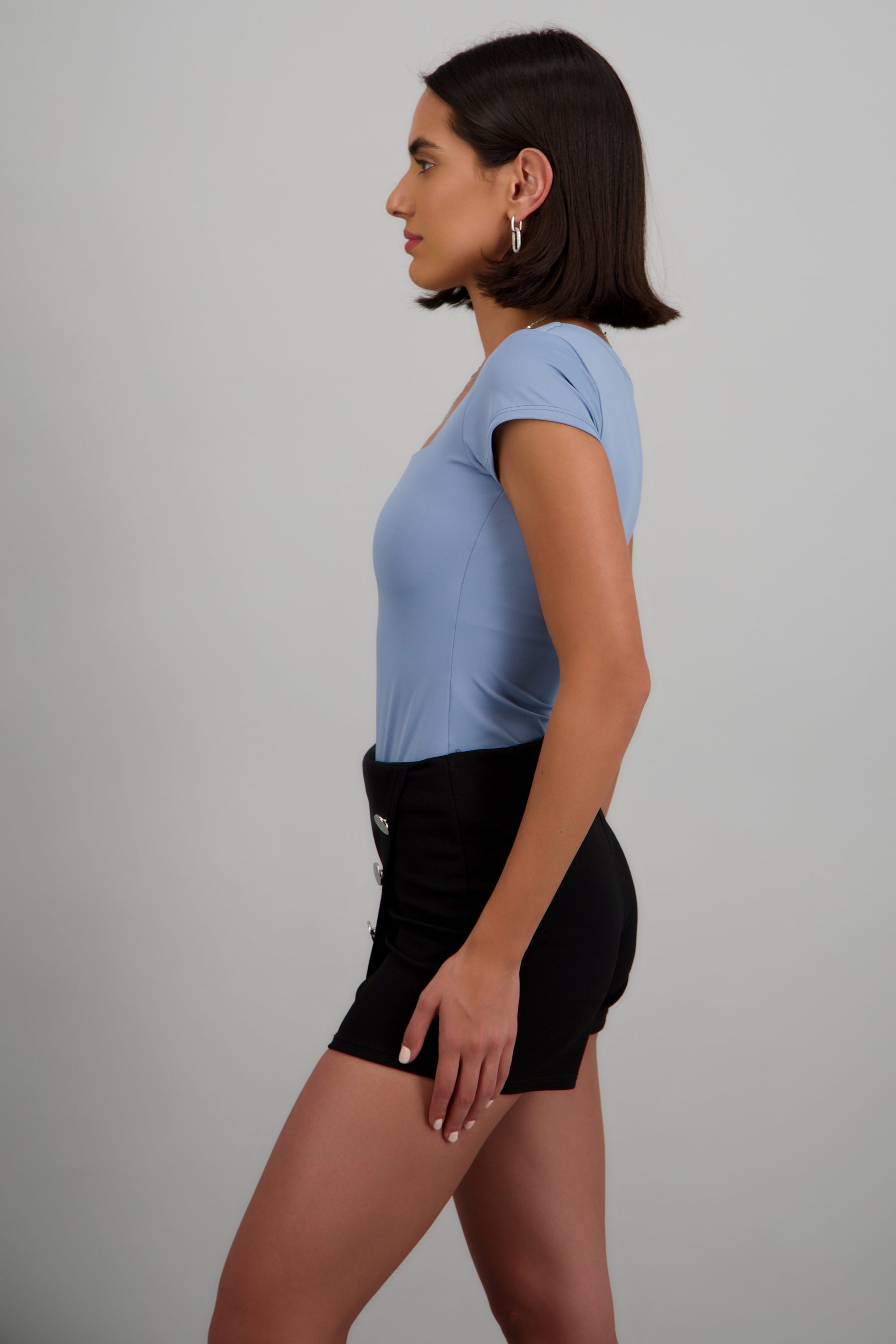 Bodysuit escote cuadrado AZUL