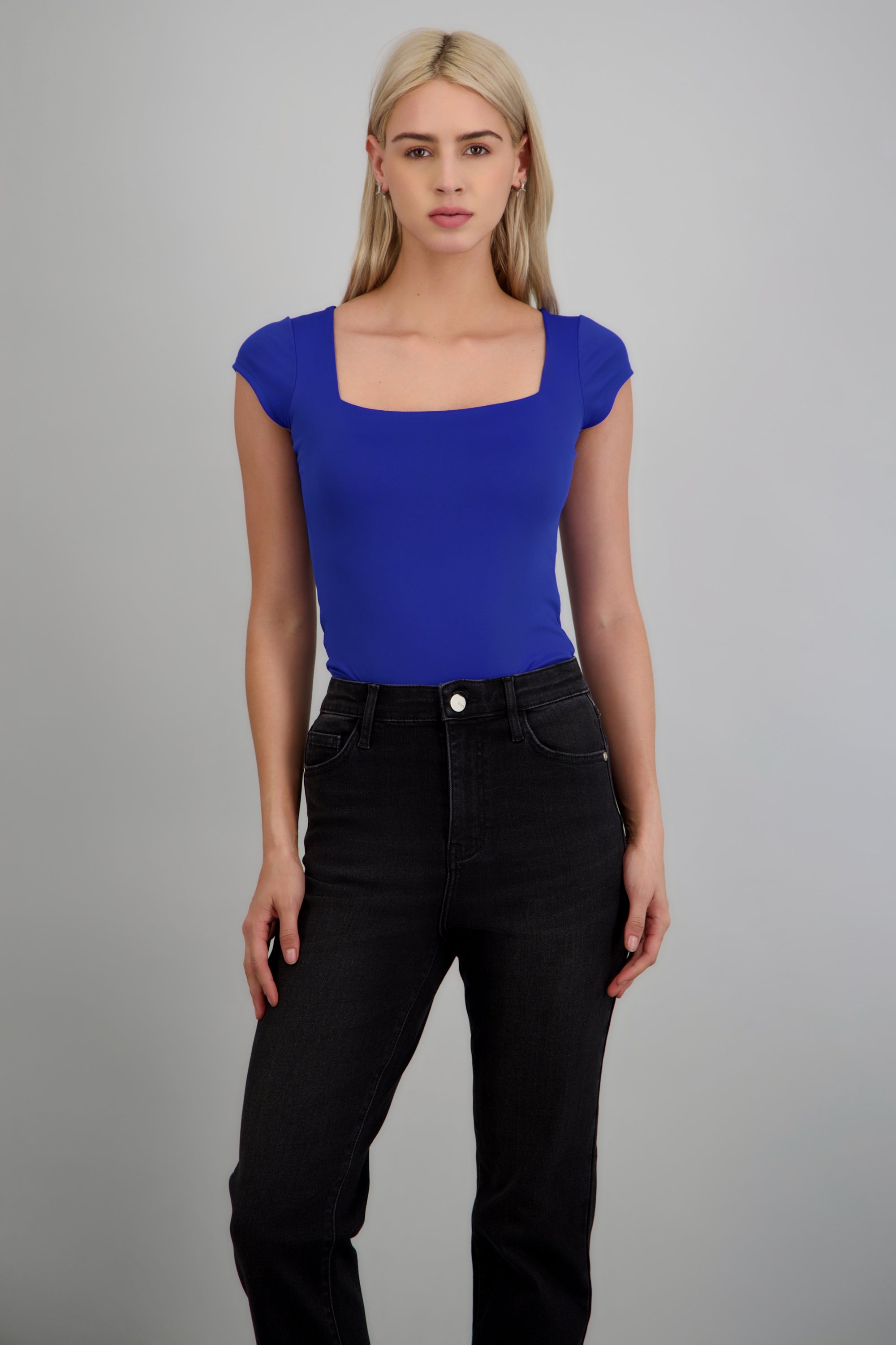 Bodysuit escote cuadrado AZUL REY
