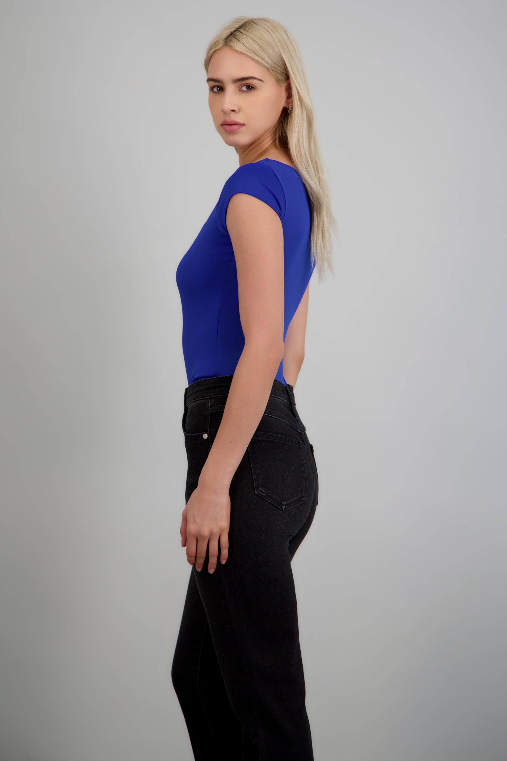 Bodysuit escote cuadrado AZUL REY