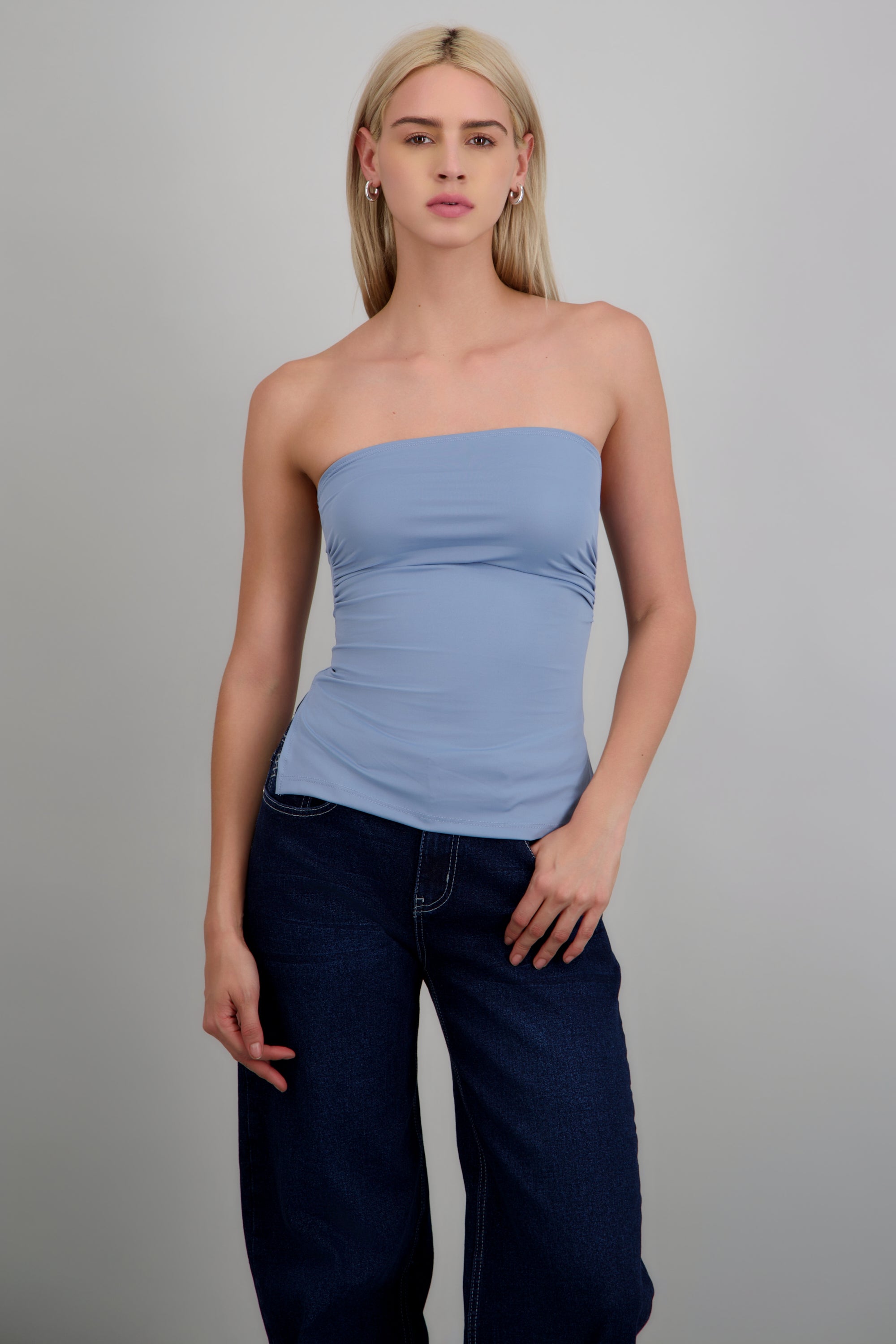 Top tubo AZUL