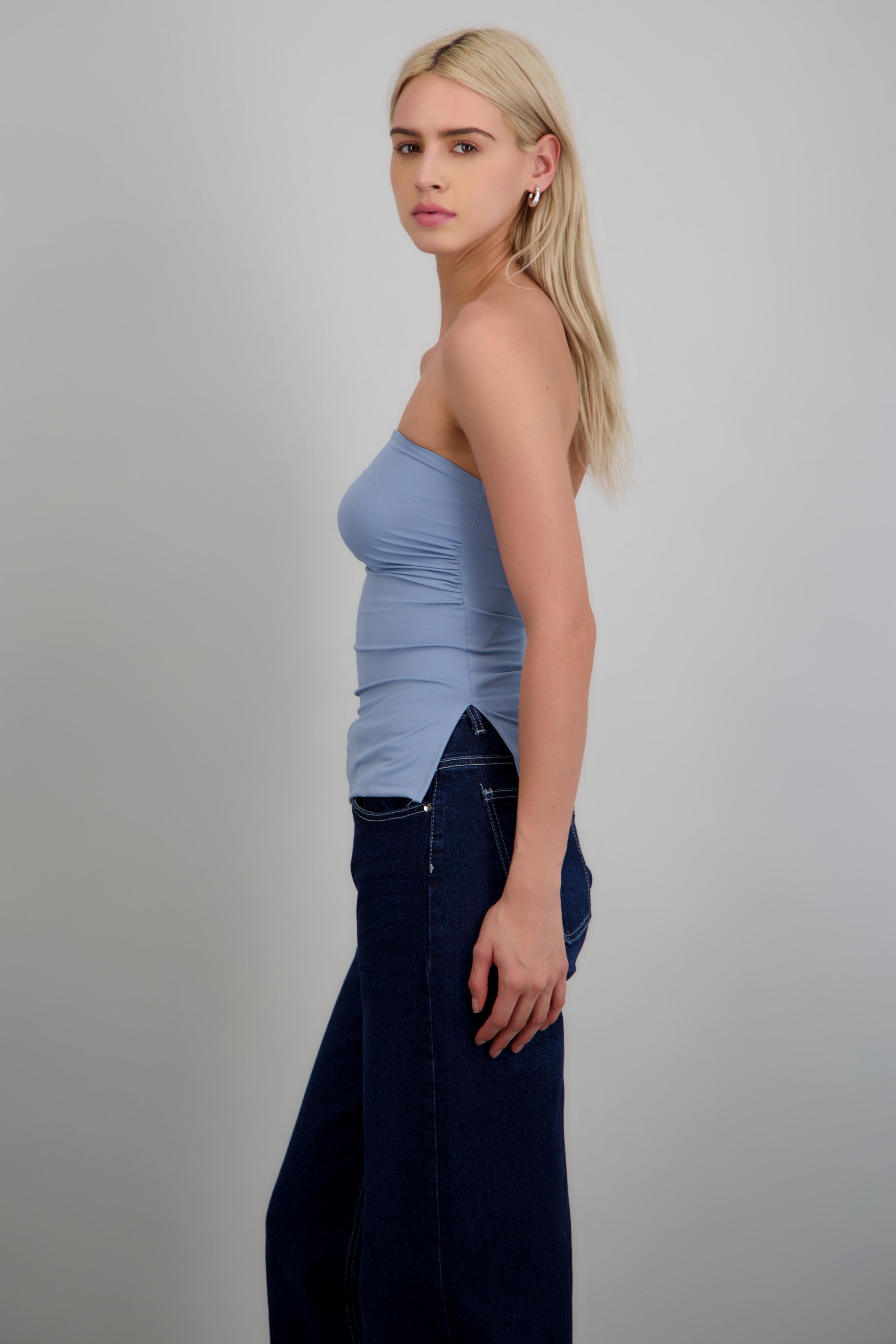 Top tubo AZUL