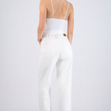 Jeans wide leg estoperoles