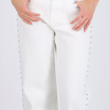 Jeans wide leg estoperoles