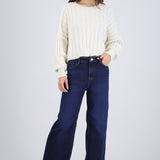 Jeans wide leg rectos