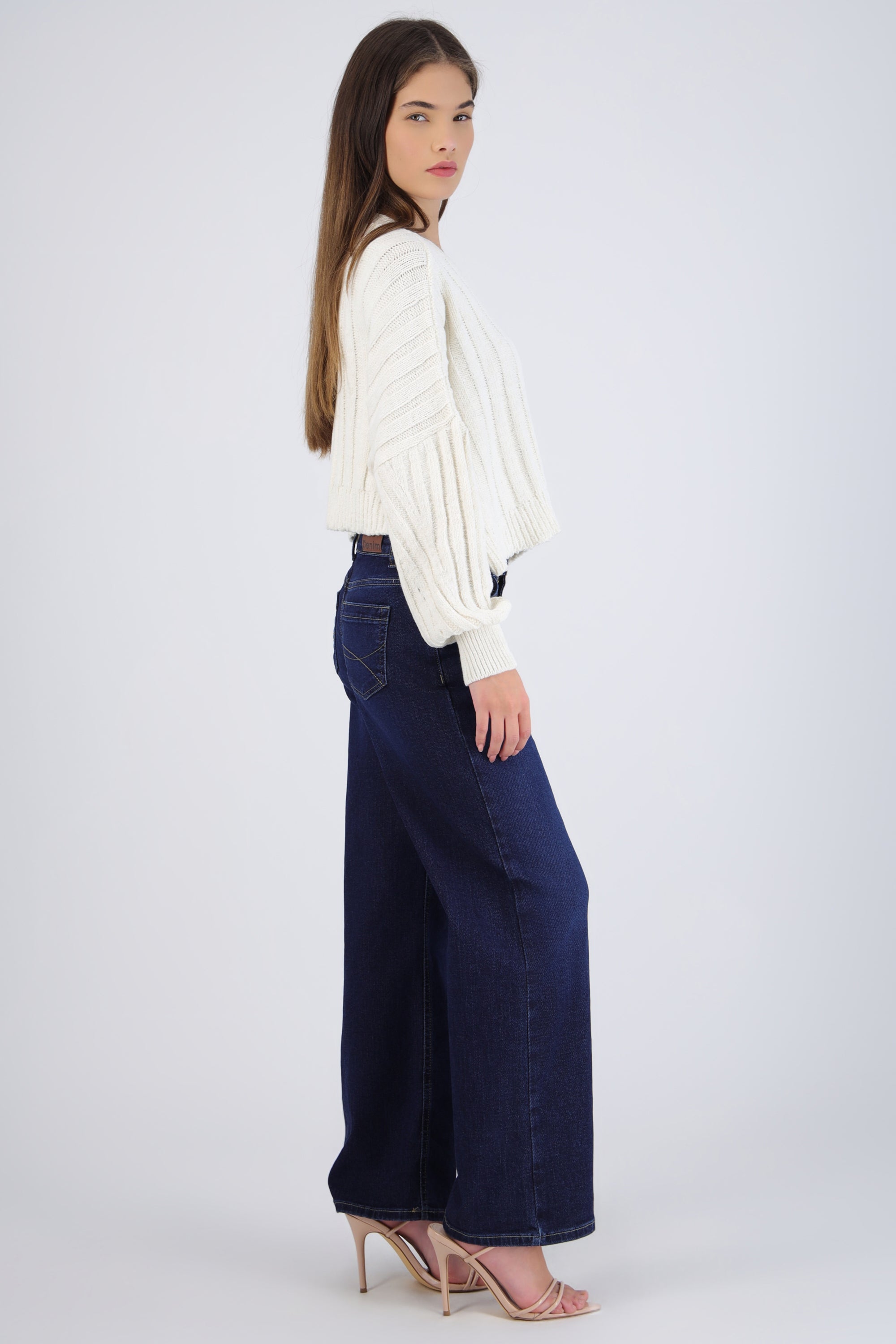 Jeans wide leg rectos