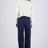 Jeans wide leg rectos