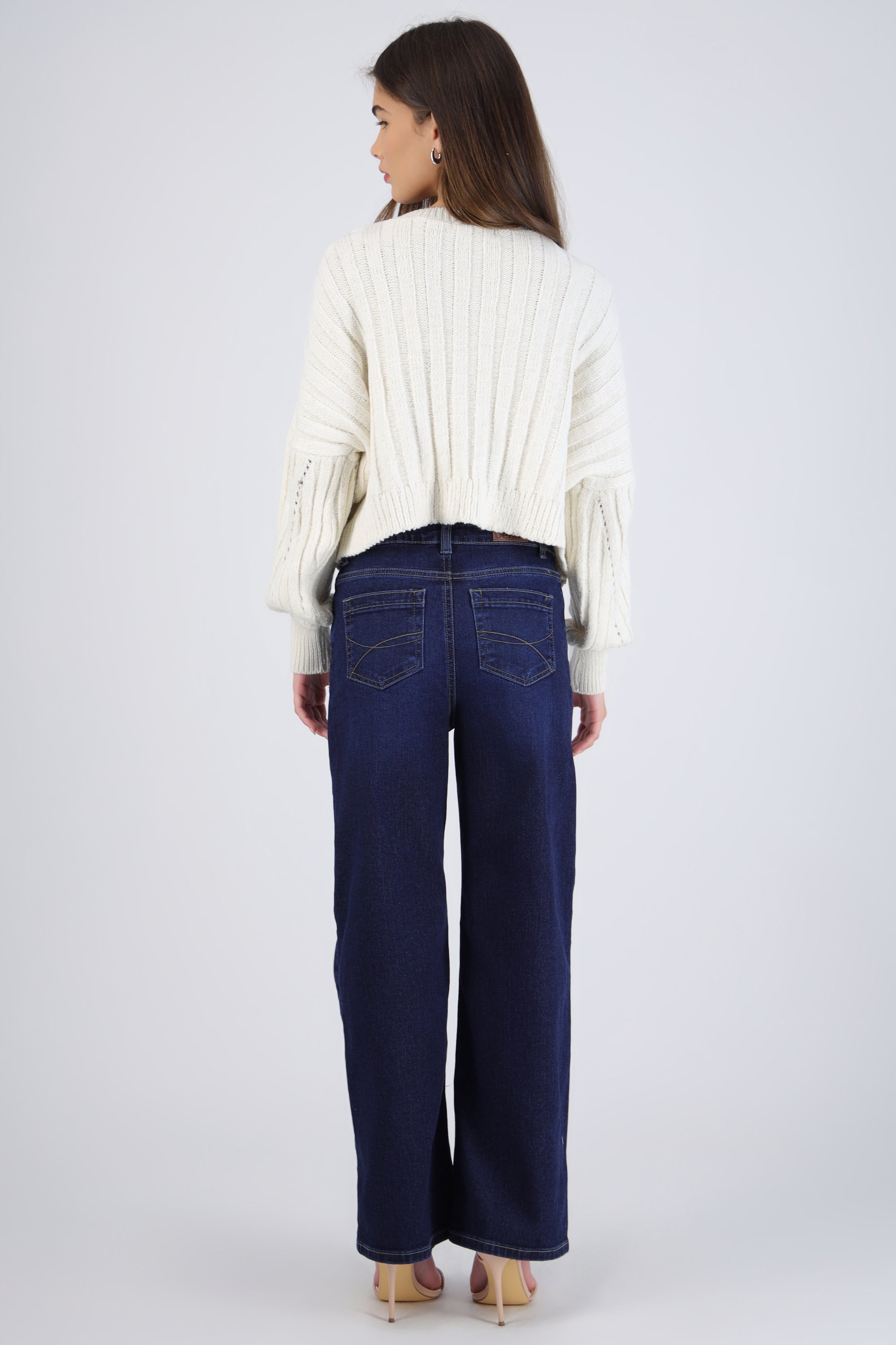 Jeans wide leg rectos