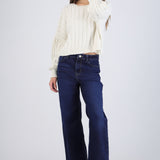Jeans wide leg rectos
