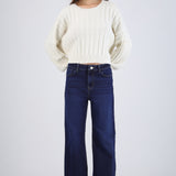 Jeans wide leg rectos
