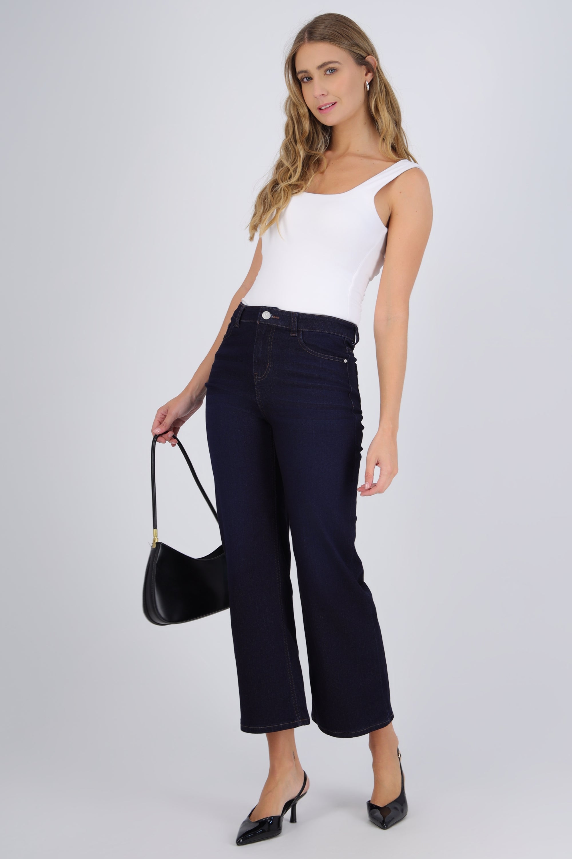 Jeans wide leg rectos
