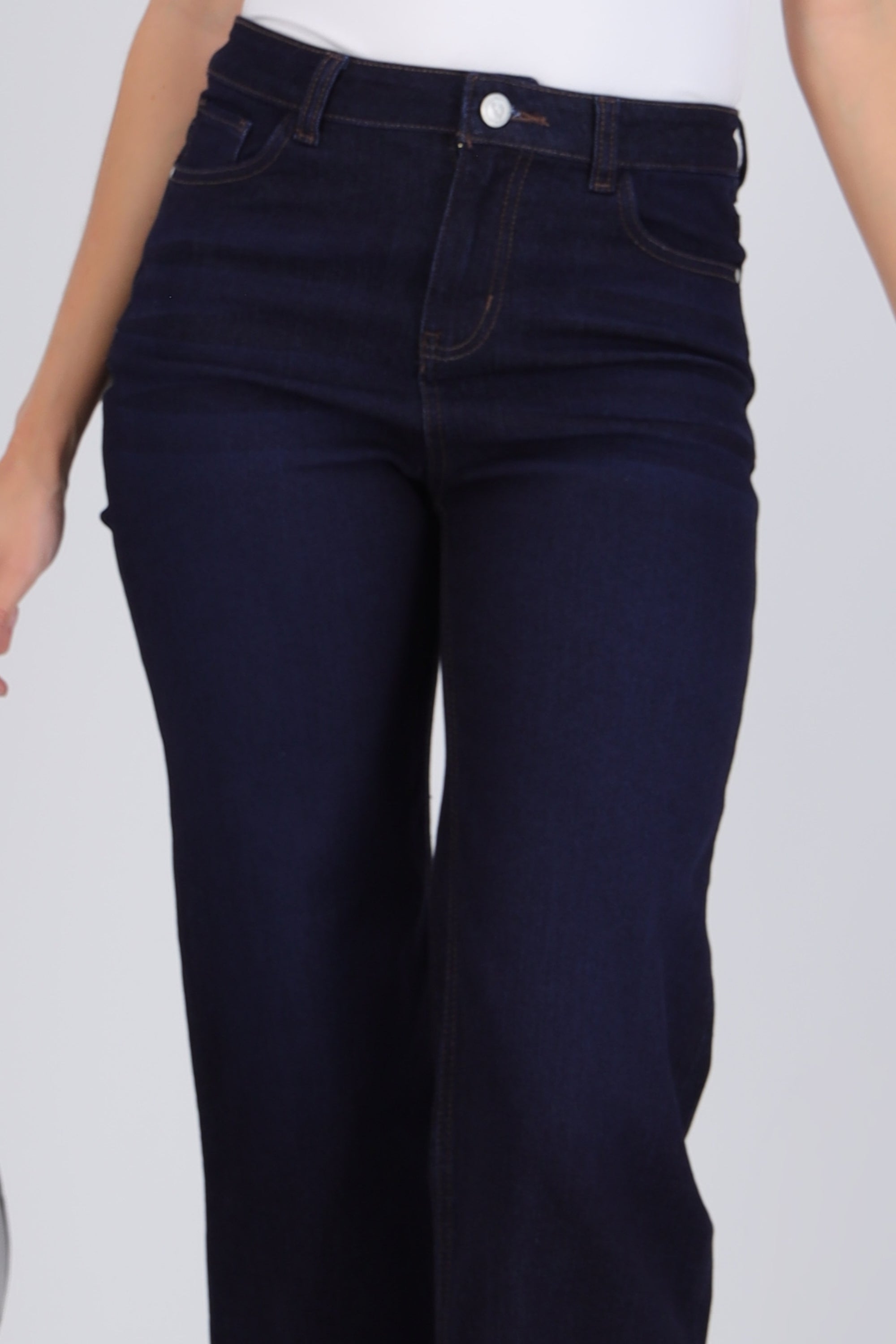 Jeans wide leg rectos