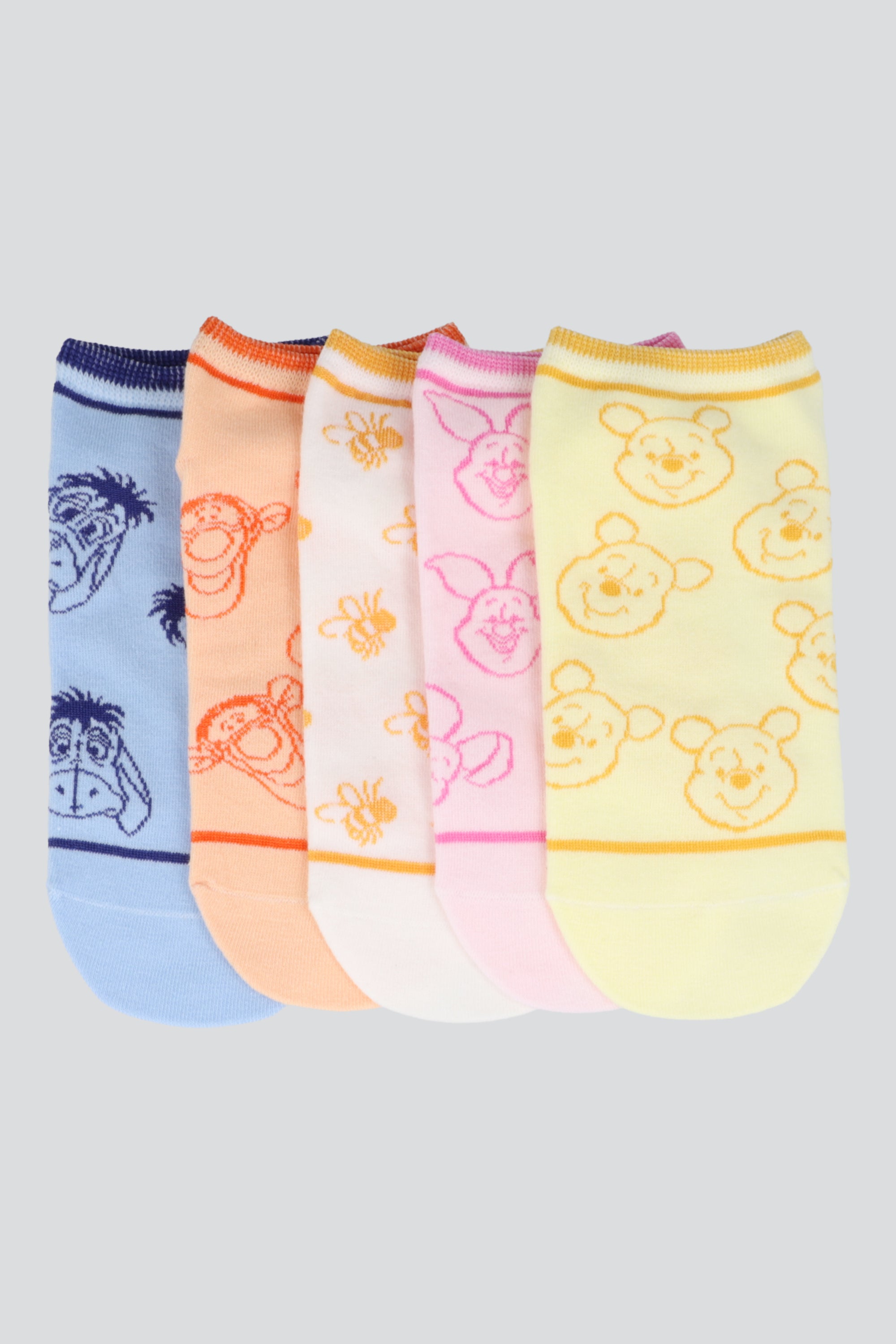 5 pack Winnie Pooh full print MULTICOLOR PASTEL