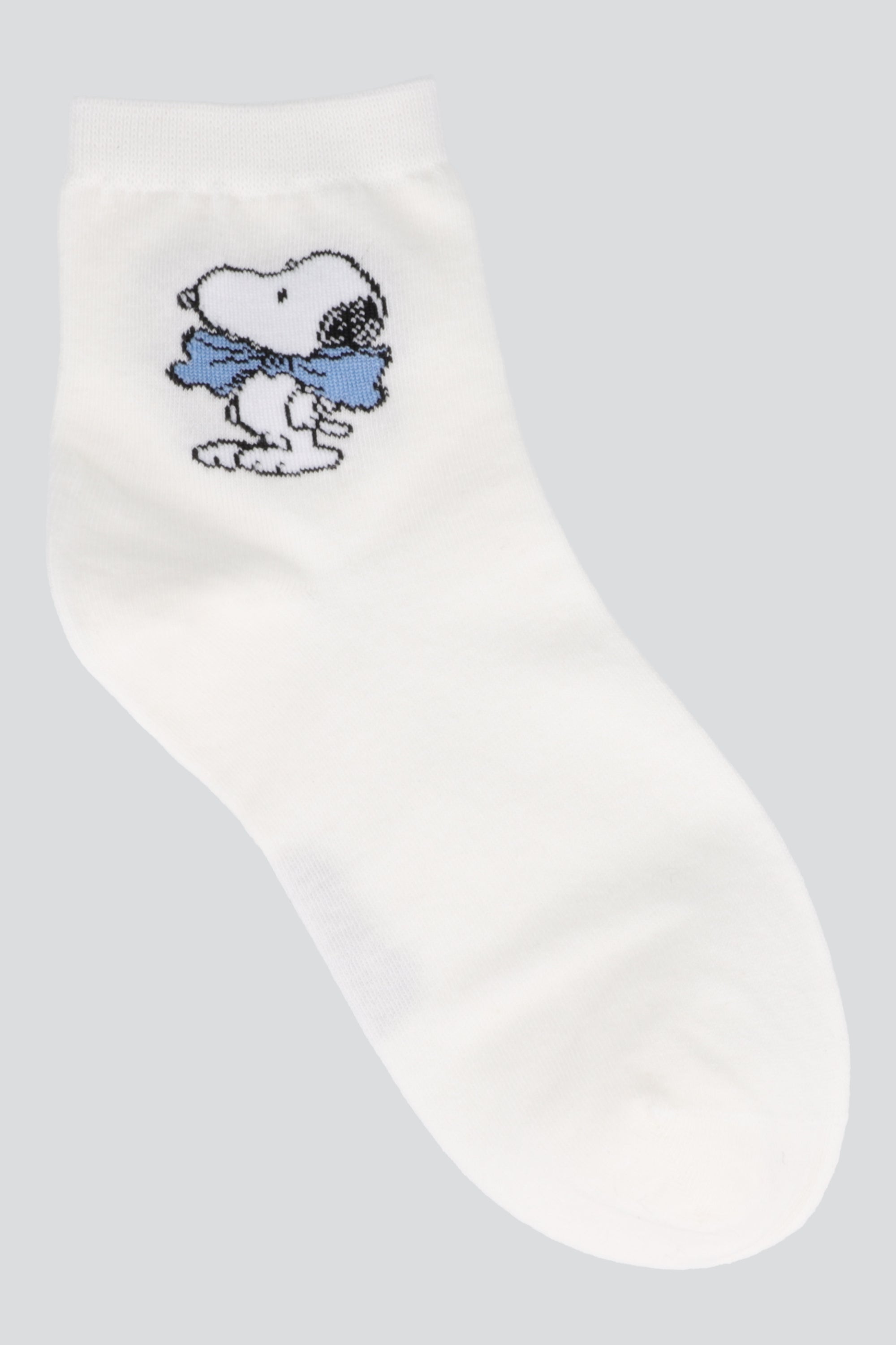 Calcetin Snoopy moño HUESO