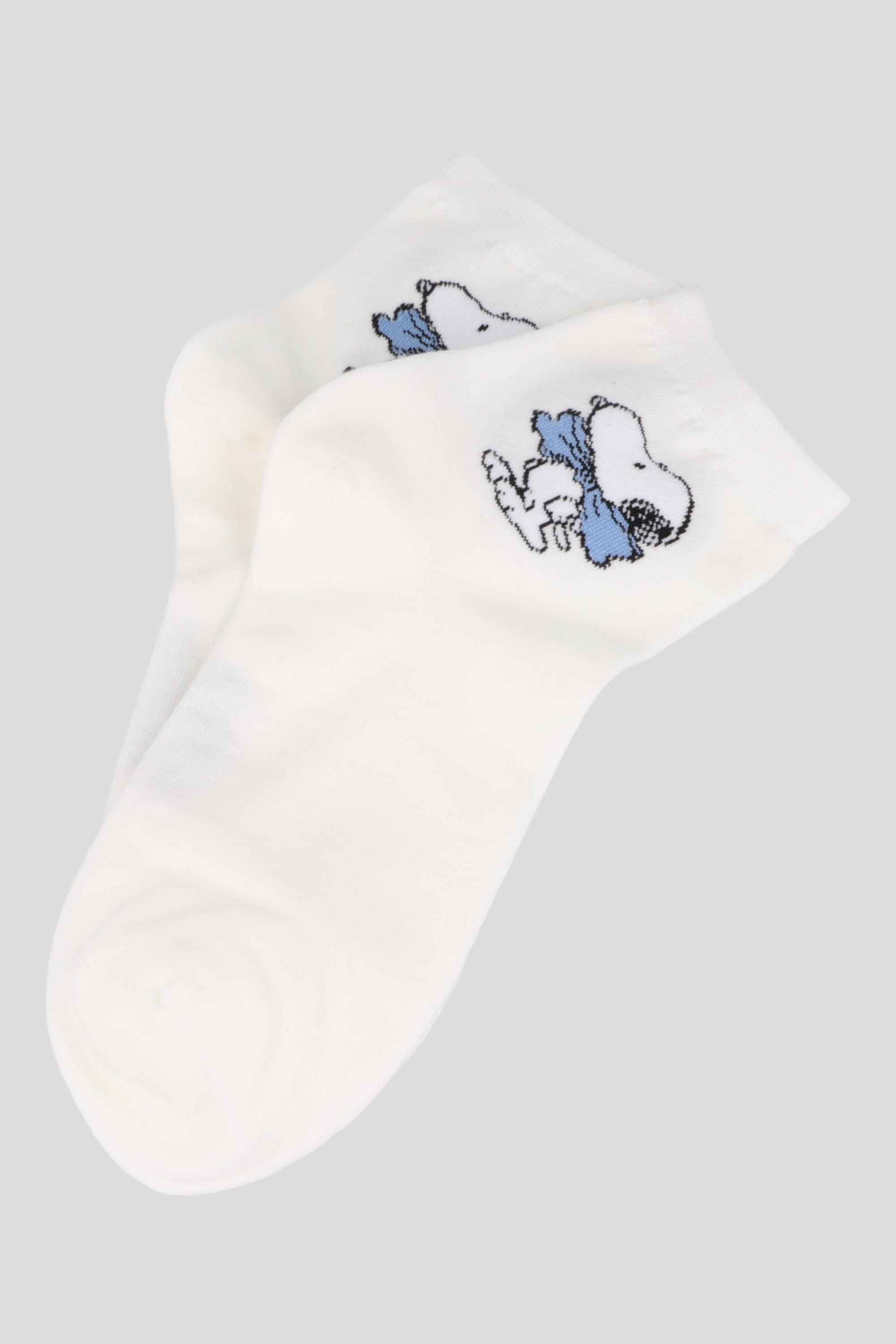 Calcetin Snoopy moño HUESO