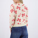 sueter navideño candy cane