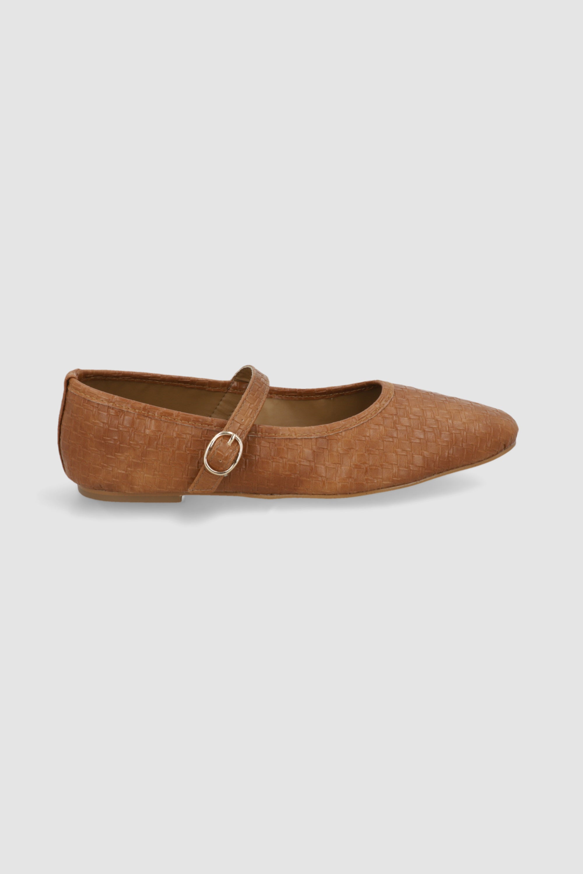 Flat maryjane entrelazada TAN