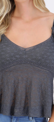 Blusa manga corta detalle escote
