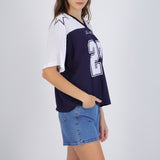 Playera jersey manga corta