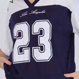 Playera jersey manga corta