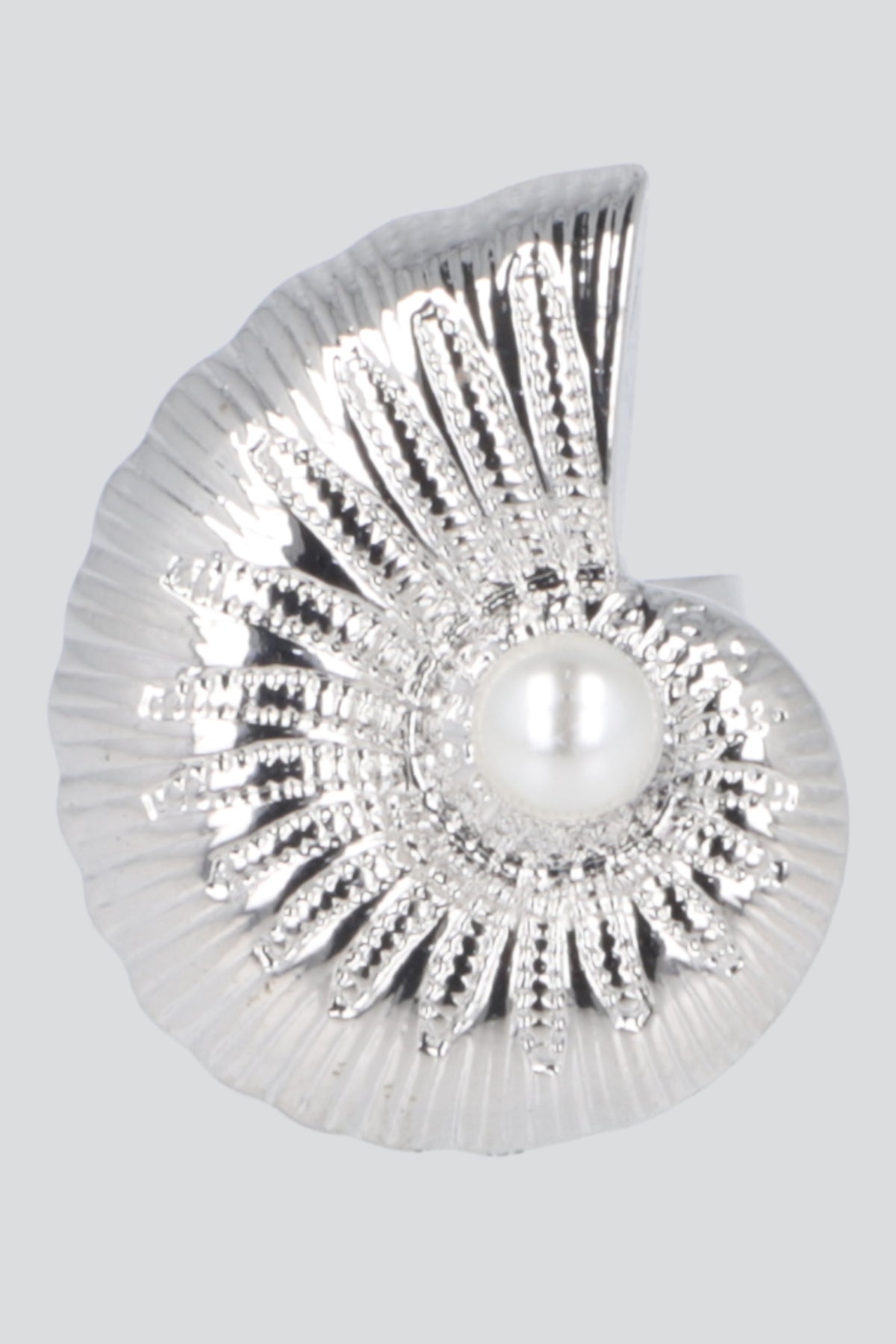 Anillo caracola PLATA