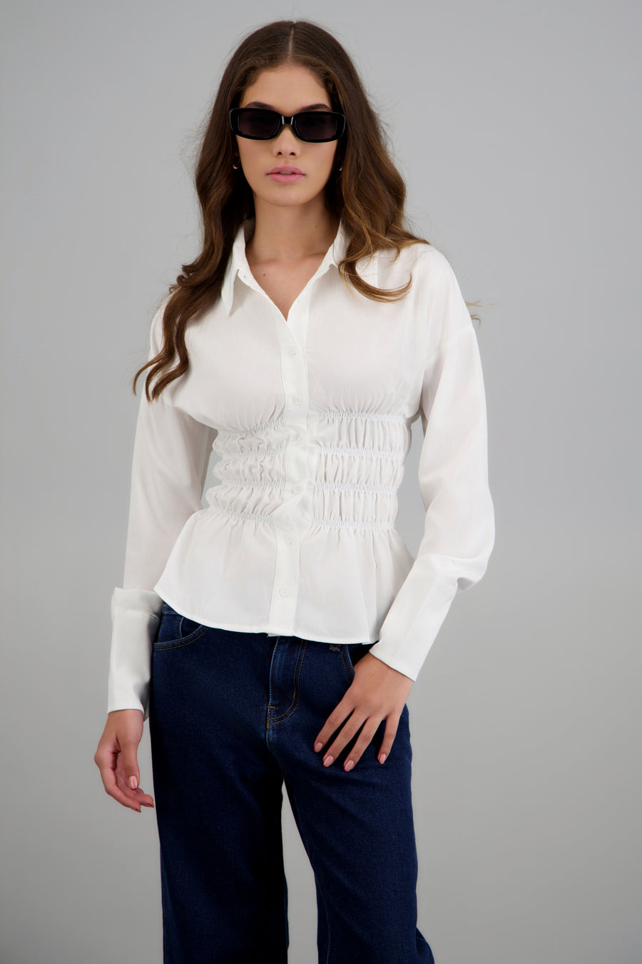 Camisa con smock