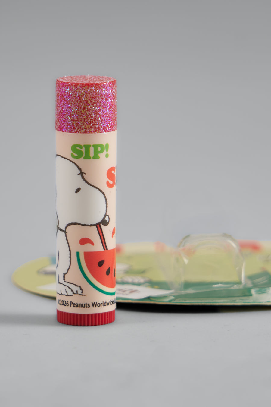 Protector labial snoopy frutal