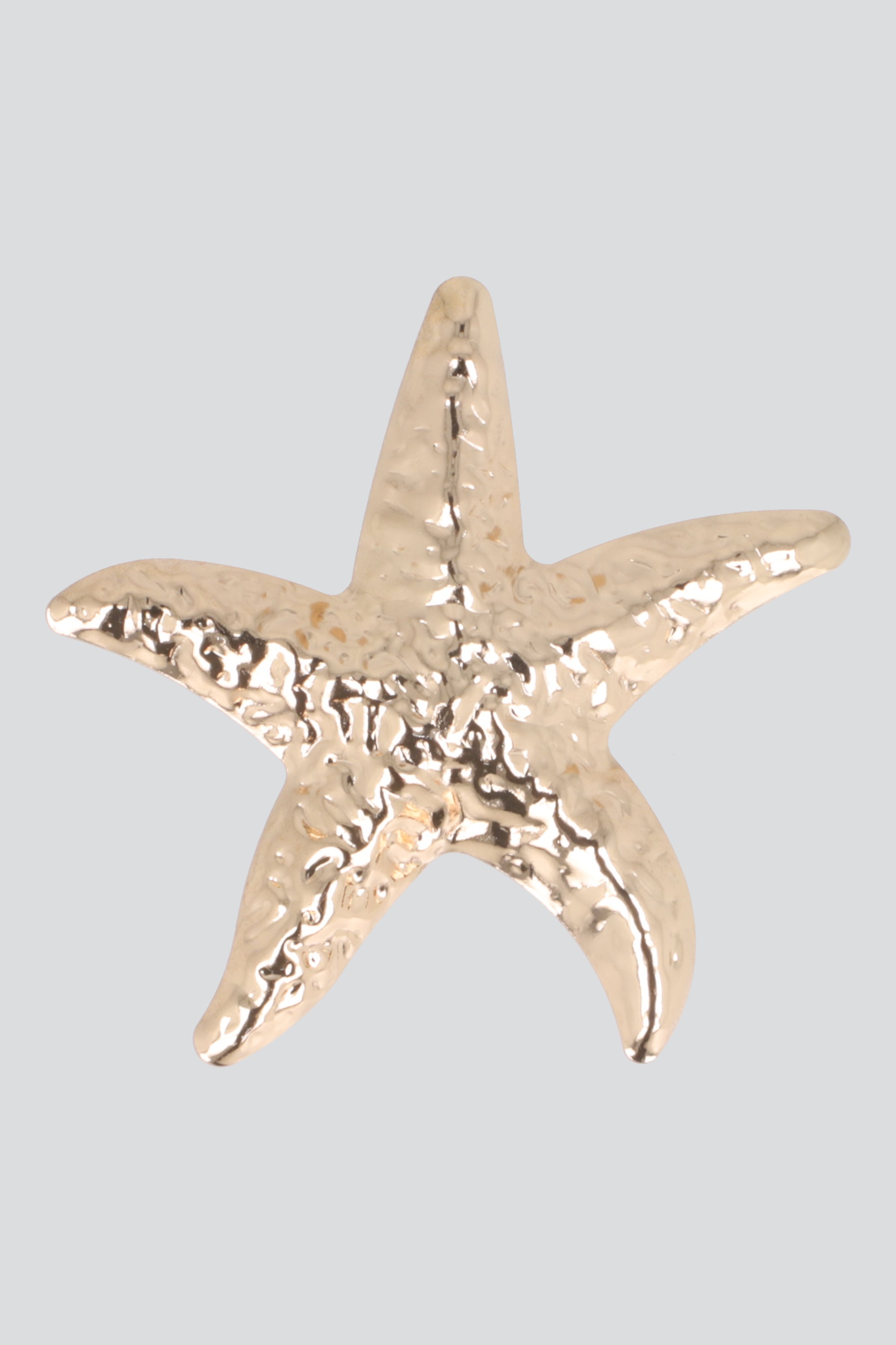 Broche estrella textura ORO