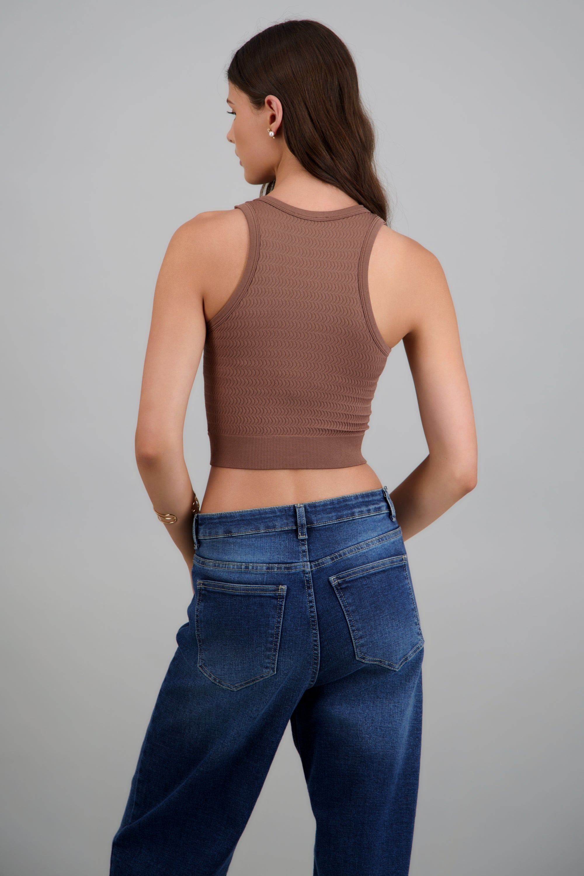 Tank top seamless tacto suave CAFE