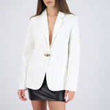 Blazer estructurado detalle botón