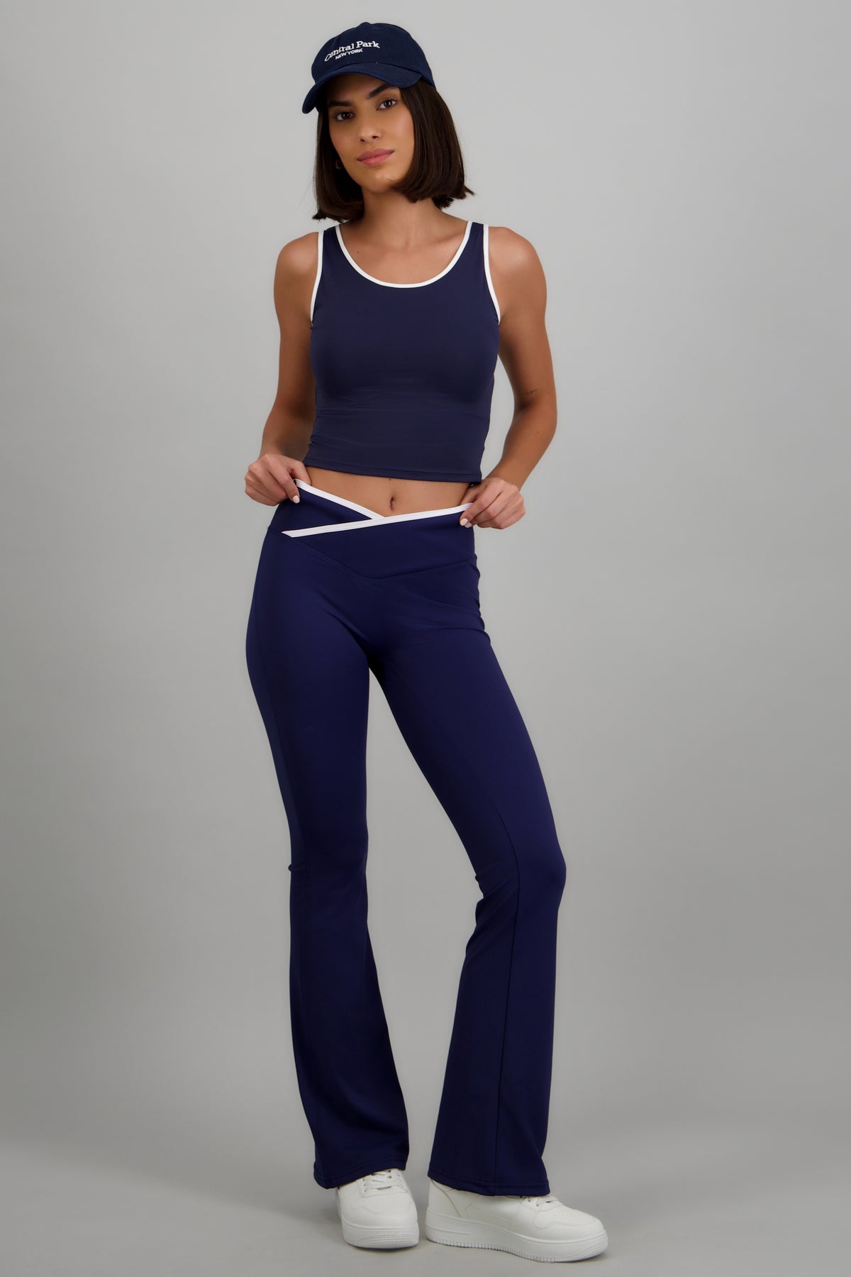 Leggings detalle contraste con cruce MARINO COMBO