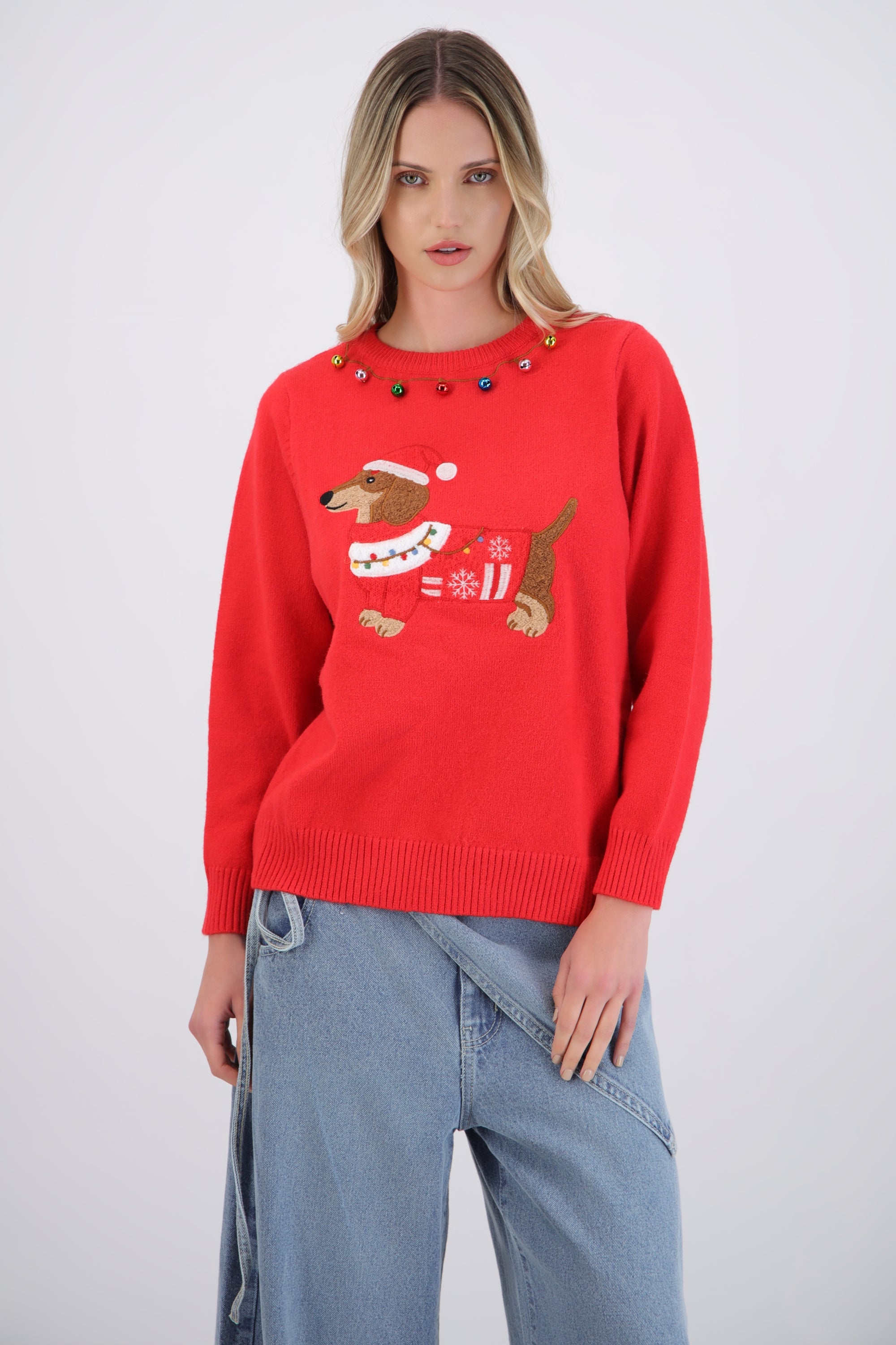 Suéter navidad perrito