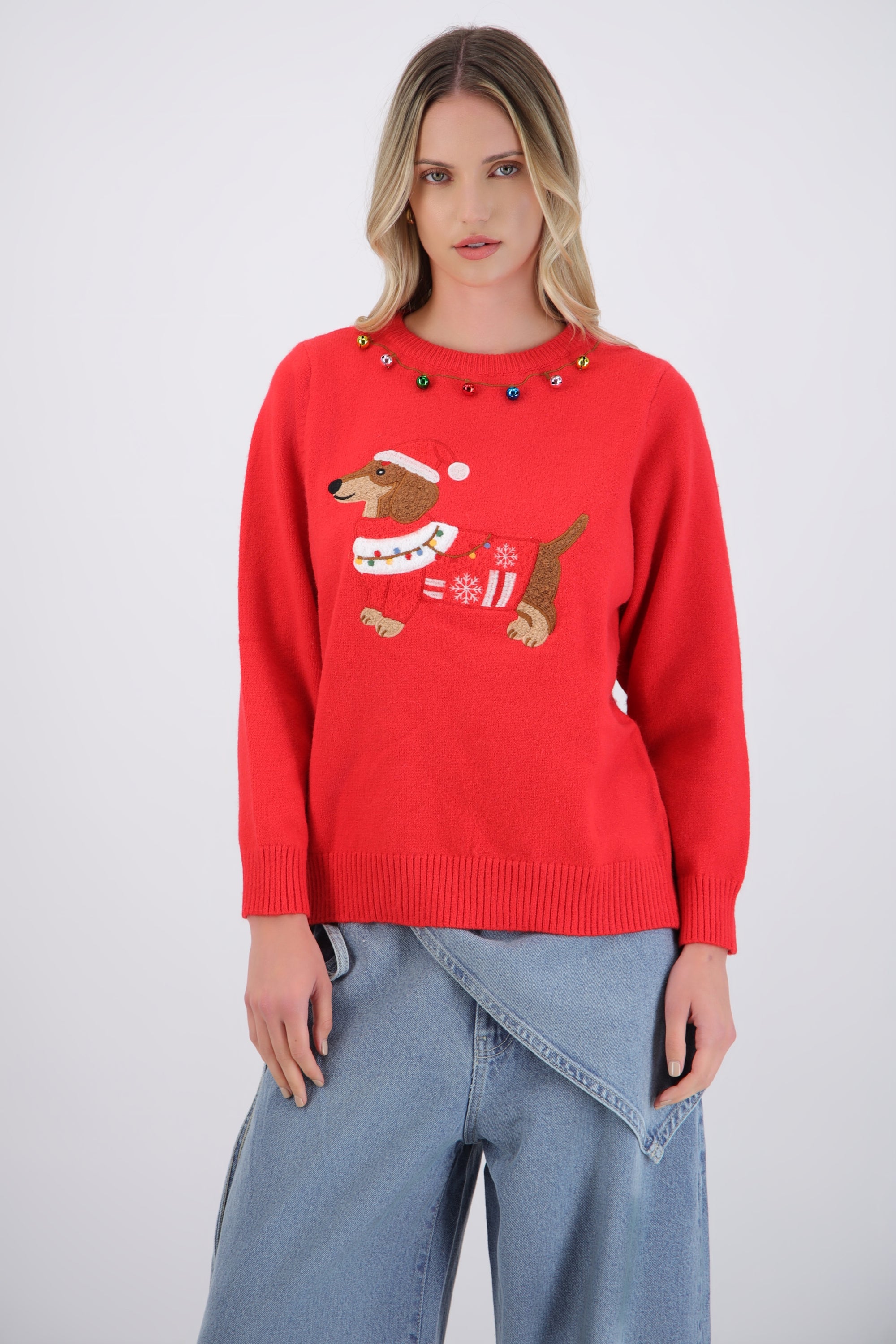 Suéter navidad perrito