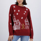 Sueter navidad casitas