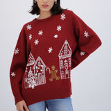 Sueter navidad casitas