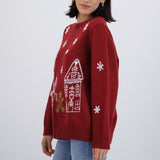Sueter navidad casitas