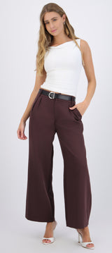 Pantalón sastreado detalle cinturón