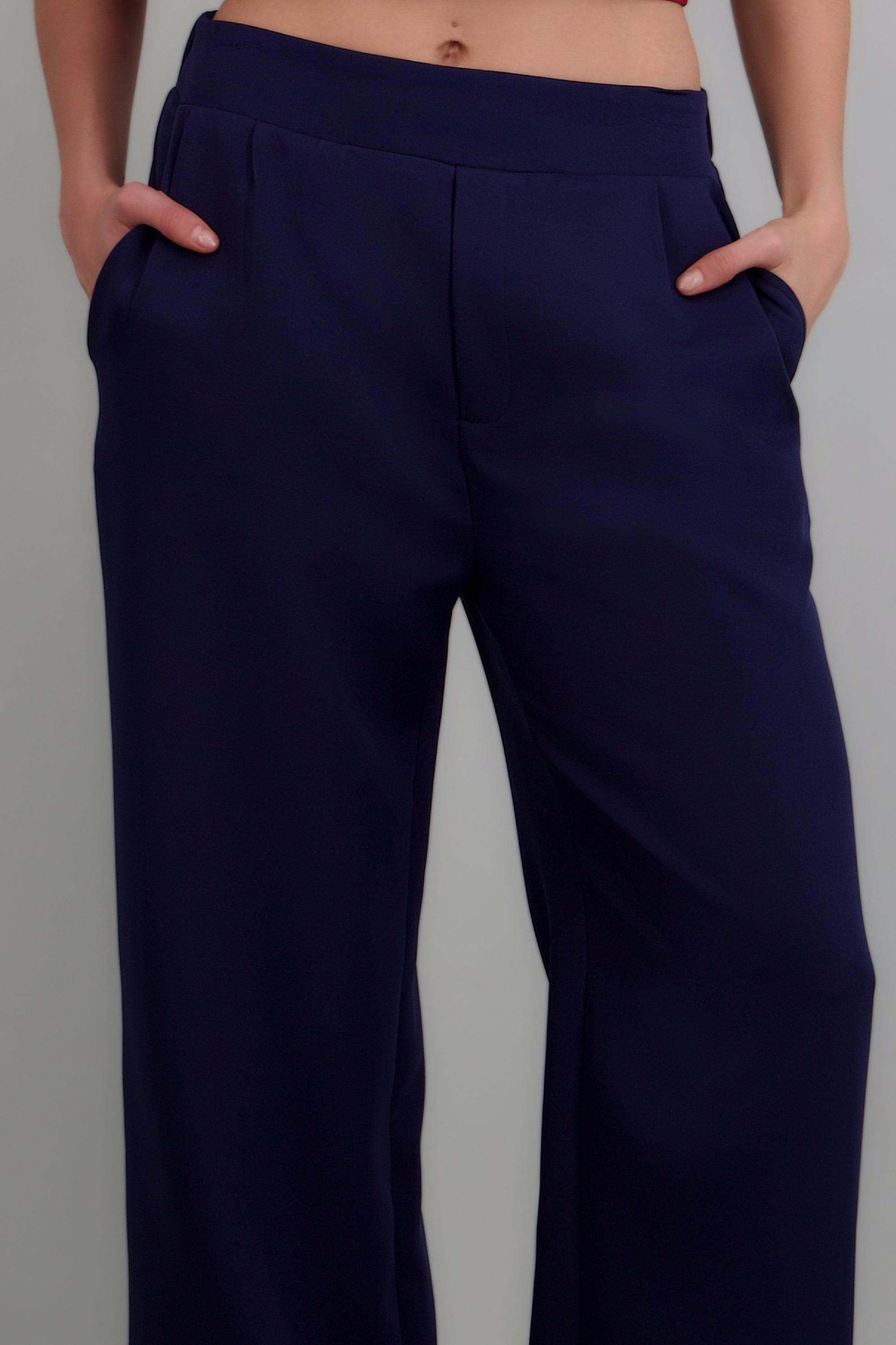 Pantalon pinzas resorte MARINO