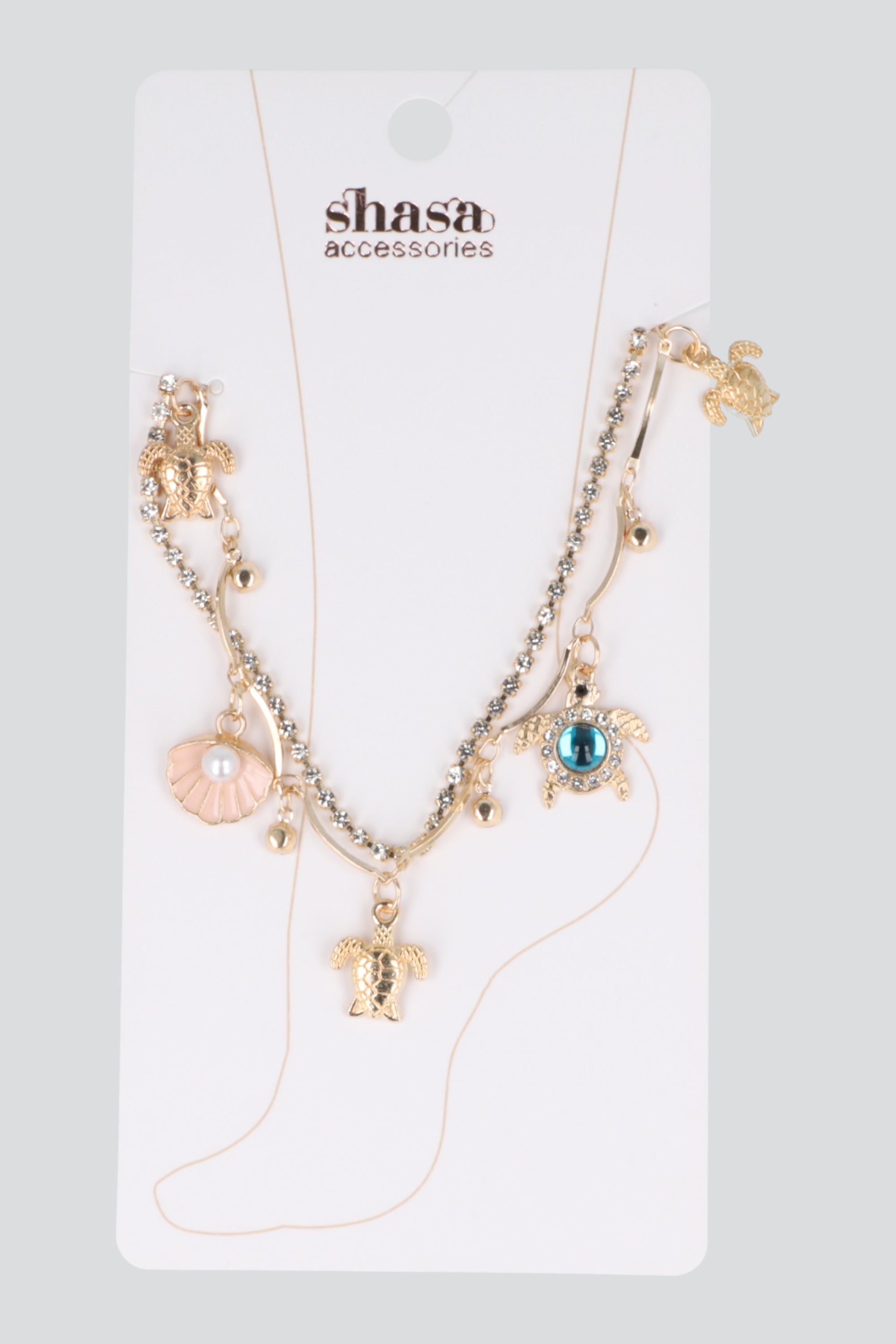 ANKLET CHARMS TORTUGA ORO