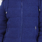 Puffer sherpa con gorro
