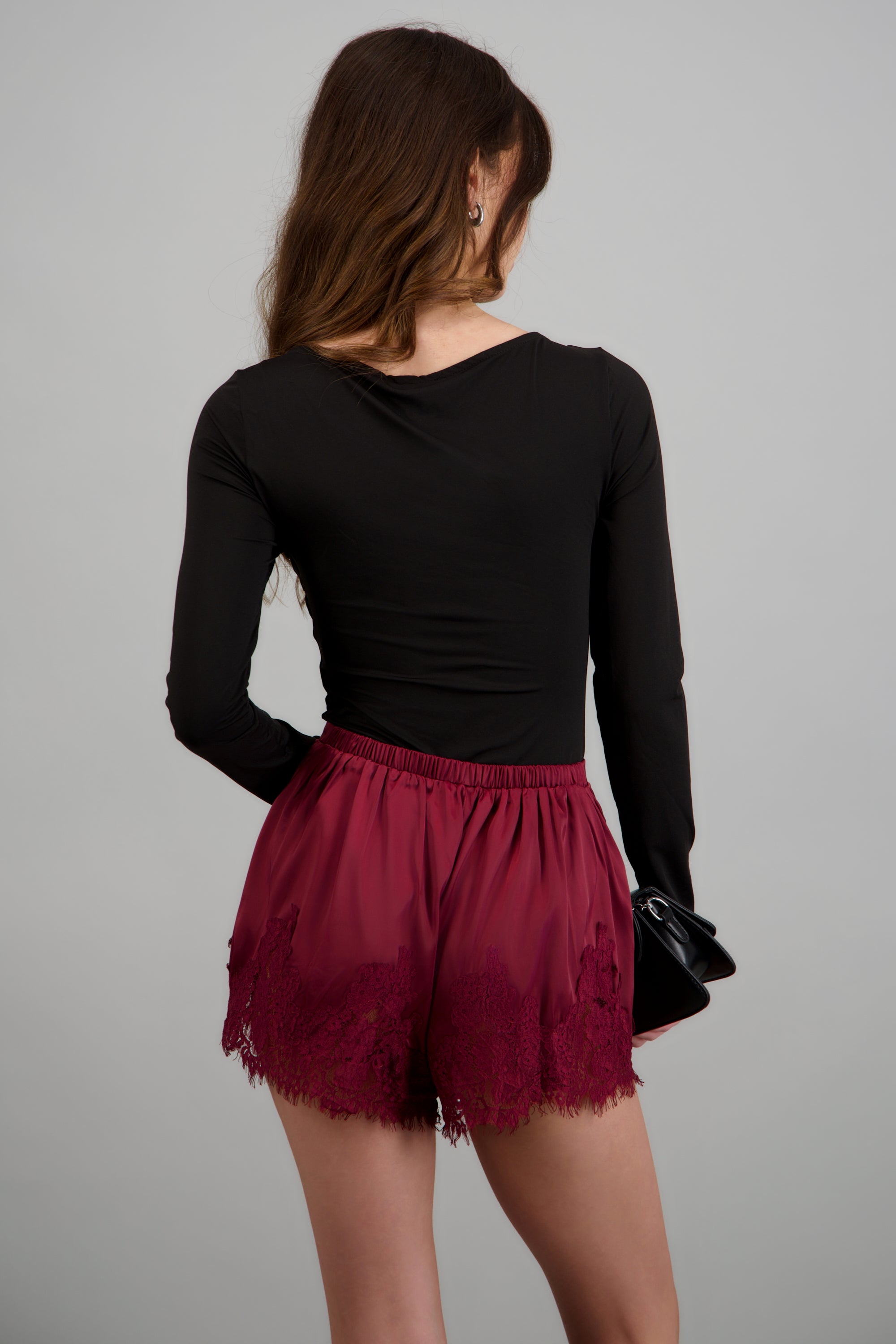 Bodysuit escote V detalle herraje NEGRO