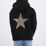 Chamarra estampado estrella animal print