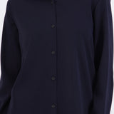 Camisa lisa manga larga botones