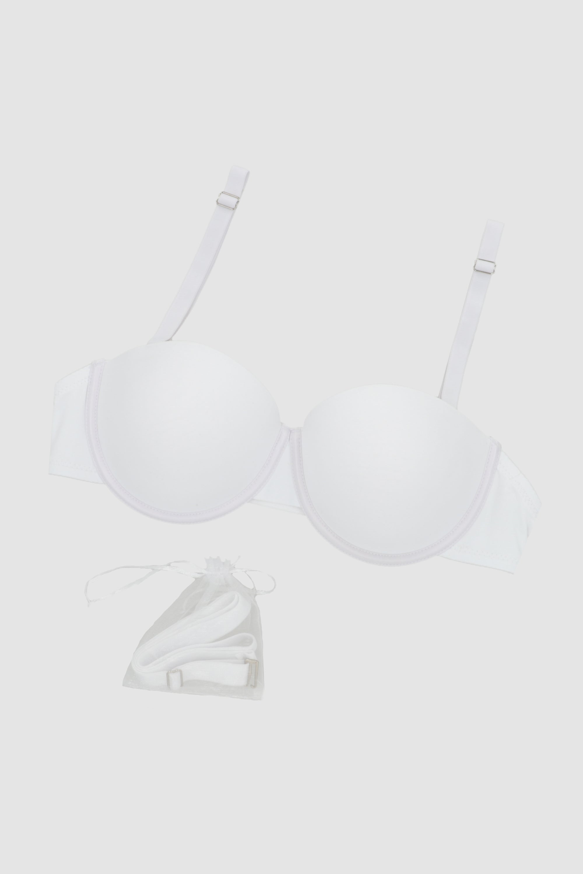 Bra copa strappless trirantes BLANCO
